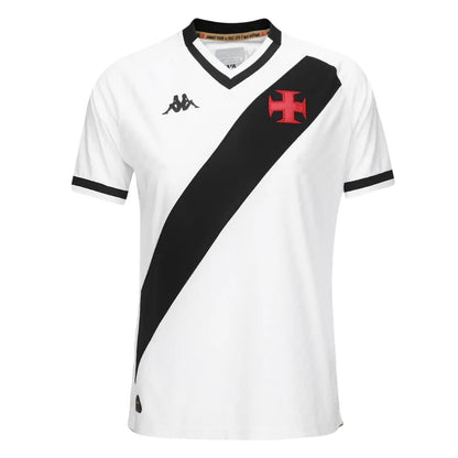 Maillot extérieur Vasco 2025/2026-Blanc et noir