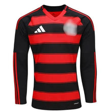 Camisa CRF Home 25/26 Manga Longa - Preto e Vermelho