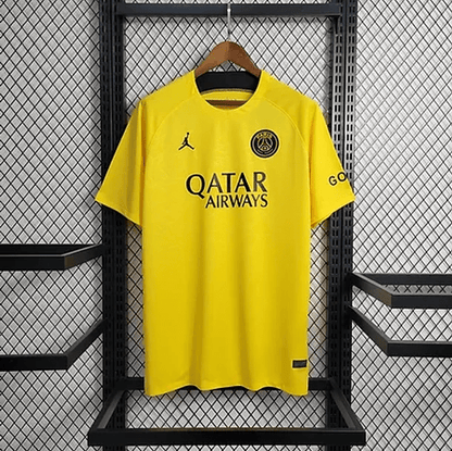Maillot d'entraînement jaune PSG 2023/24